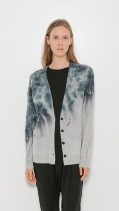 Deep V Cardigan