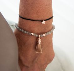 Rose Gold Tassel Bra