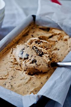 Burnt sugar ice crea